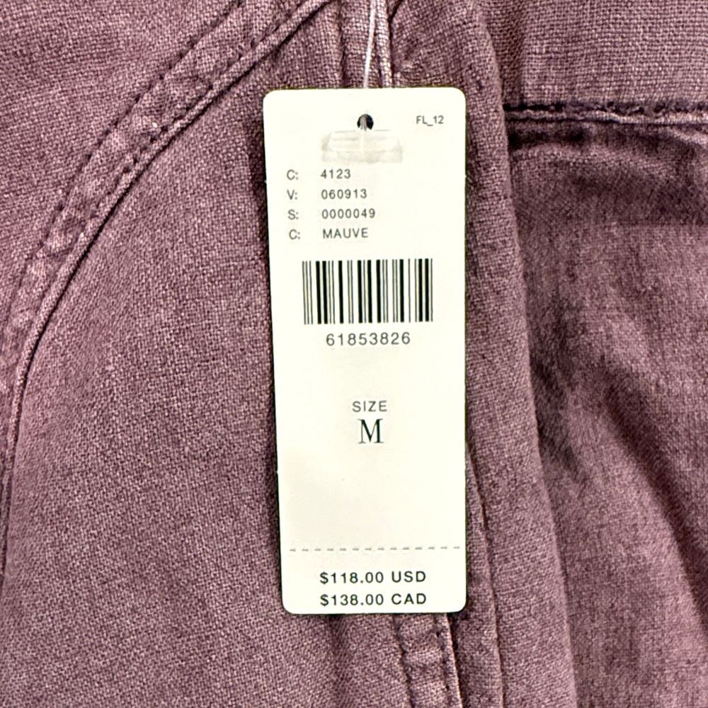 Anthropologie Mauve Jogger Pants - Picture 3 of 6